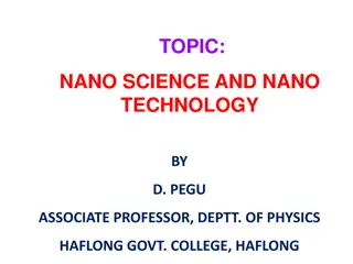 Exploring Nanoscience and Nanotechnology by D. Pegu