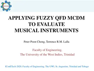 Evaluating Musical Instruments with Fuzzy QFD MCDM