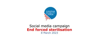 Join the Social Media Campaign to End Forced Sterilisation on 8 March 2023