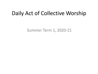 Daily Act of Collective Worship