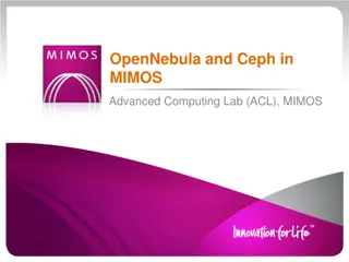 Advanced Computing Solutions at MIMOS Research Institute