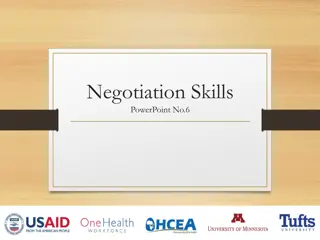 Effective Negotiation Skills in PowerPoint Presentations