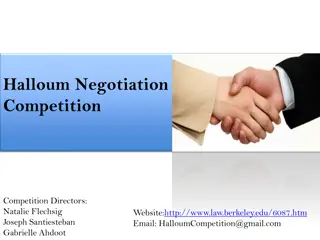 Halloum Negotiation Competition Overview