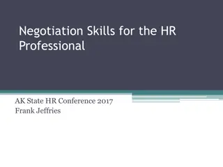 Mastering Negotiation Skills for HR Professionals at AK State HR Conference 2017