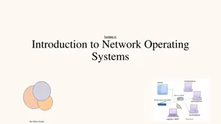 Overview of Network Operating Systems and Their Features