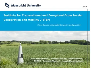 Cross-Border Cooperation and Mobility in European Regions