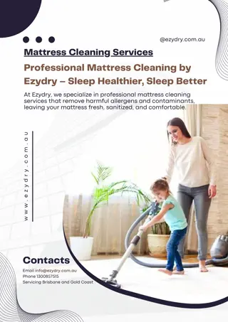 Professional Mattress Cleaning by Ezydry