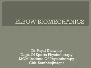 The Elbow Joint Complex and Its Functionality