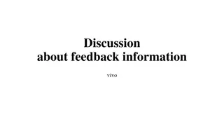 Feedback Information in Vivo Discussion