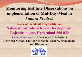 Observations on Mid-Day Meal Implementation in Andhra Pradesh