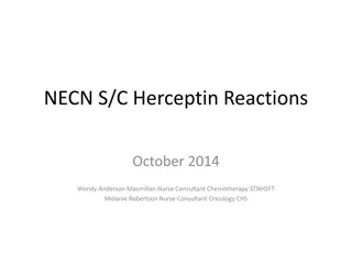 Audit on Subcutaneous Herceptin Administration Reactions