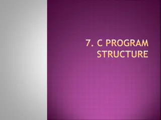 Understanding the Structure of a C Program