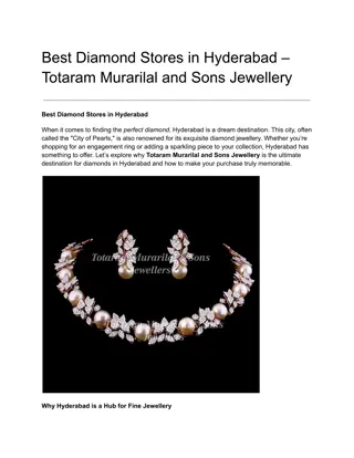 Best Diamond Stores in Hyderabad – Totaram Murarilal and Sons Jewellery