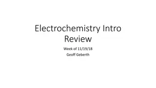 Electrochemistry: A Comprehensive Overview