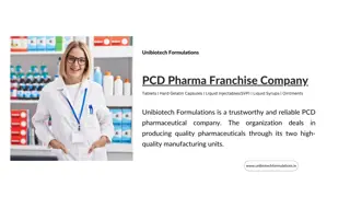 Top Indian Pharma Franchise Company | Unibiotech