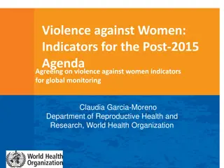 Understanding Violence Against Women Indicators for Global Monitoring