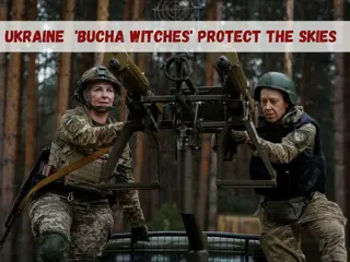 Ukraine  'Bucha Witches' protect the skies