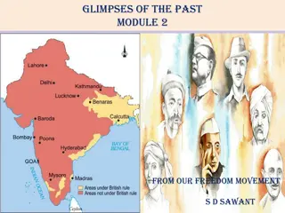 Glimpses of India's Freedom Movement Through Key Figures and Events