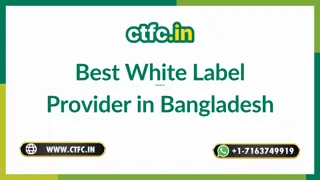 CTFC - Best White Label Provider in Bangladesh