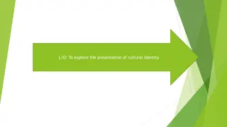 Cultural and Familial Identities in 