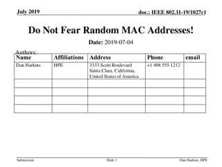 MAC Address Randomization in IEEE 802.11: Privacy Concerns and Solutions