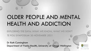 Insights on Mental Health and Addiction Among Older Adults: Recent Findings