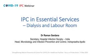 Guidelines for Infection Prevention & Control in Dialysis Services During COVID-19