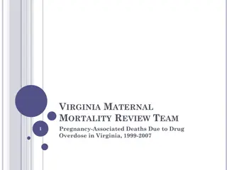 Analysis of Pregnancy-Associated Deaths Due to Drug Overdose in Virginia (1999-2007)