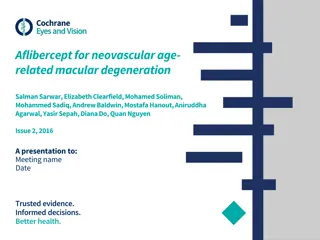 Effectiveness of Aflibercept for Neovascular Age-Related Macular Degeneration