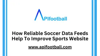 How Reliable Soccer Data Feeds Help To Improve Sports Website