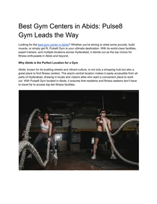 Best Gym Centers in Abids_ Pulse8 Gym Leads the Way