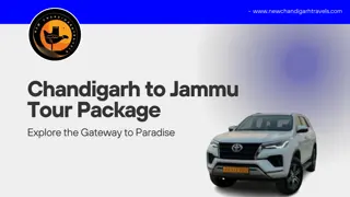 Chandigarh to Jammu Tour Package by new chandiagrh Travels......................