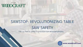 SawStop Revolutionizing Table Saw Safety