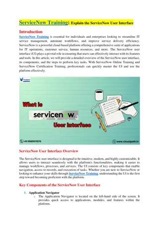 ServiceNow Online Training Certification Course - Hyderabad