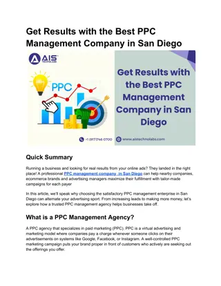 Get Results with the Best PPC Management Company in San Diego