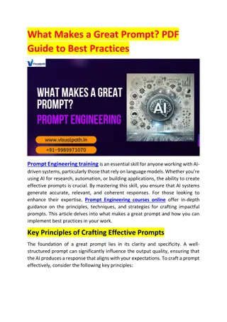 Prompt Engineering training | Prompt Engineering courses online