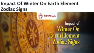 Impact Of Winter On Earth Element Zodiac Signs