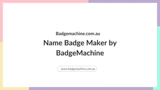 Name Badge Maker by BadgeMachine