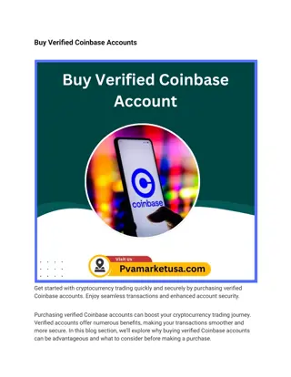 Buy Verified Coinbase Accounts market