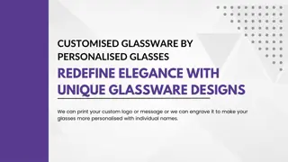 Customised Glassware by Personalised Glasses