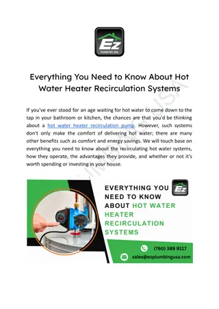 Everything You Need to Know About Hot Water Heater Recirculation Systems