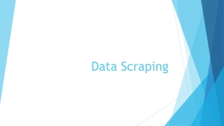 Data Scraping