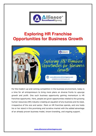 Exploring HR Franchise Opportunities for Business Growth