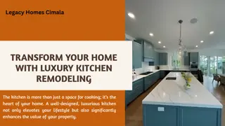 Transform Your Home with Luxury Kitchen Remodeling-Legacy Homes Cimala