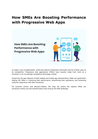 How SMEs Are Boosting Performance with Progressive Web Apps