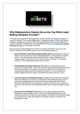 Top White Label Betting Websites Provider