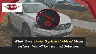 What Does 'Brake System Problem' Mean on Your Volvo Causes and Solutions