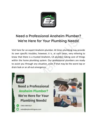 Need a Professional Anaheim Plumber_ We're Here for Your Plumbing Needs!