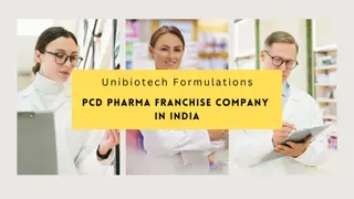 Trusted PCD Pharma Franchise Partners in India