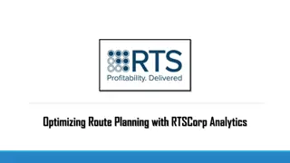 Optimizing Route Planning with RTSCorp Analytics